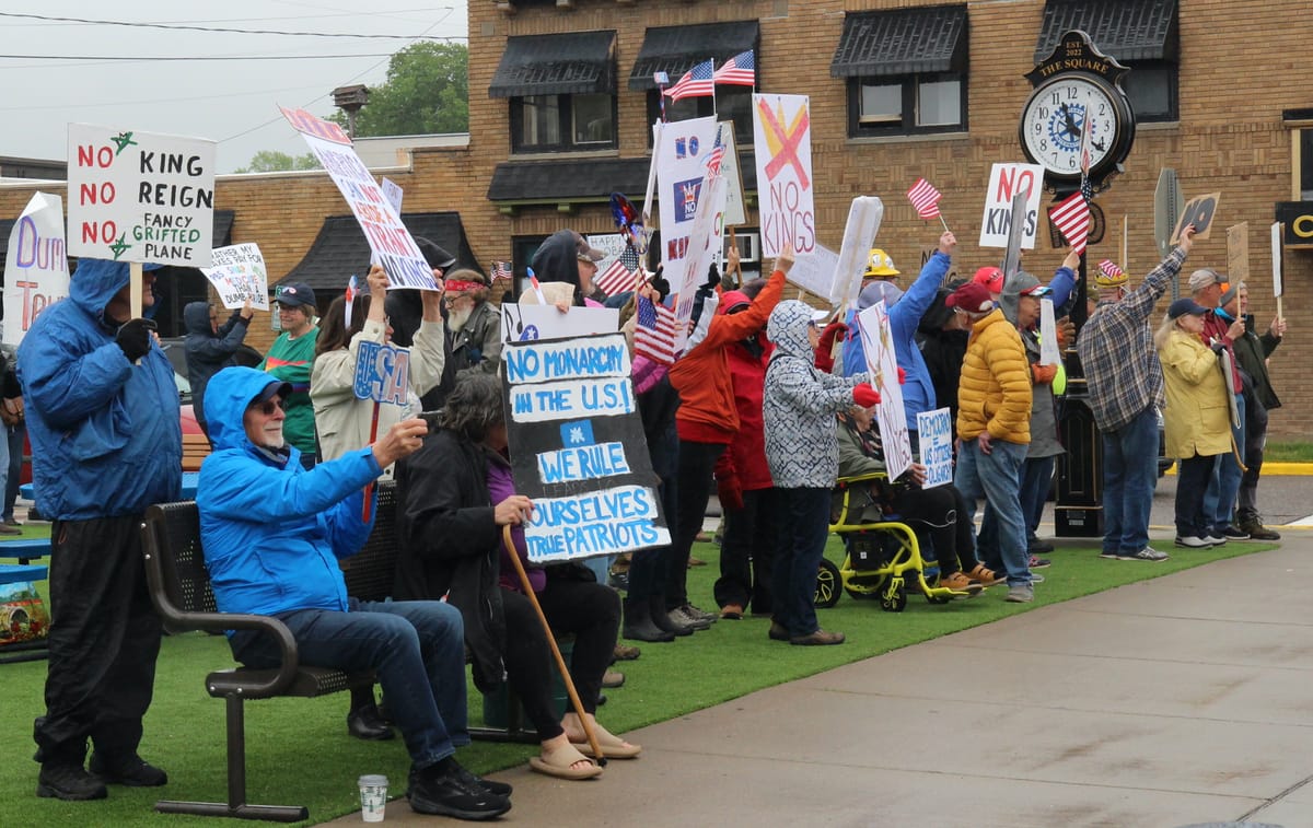 'No Kings' Protests Come to Northwoods