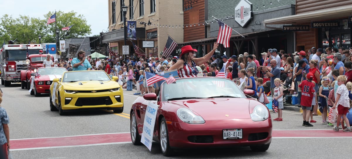 Thousands Pack Downtown for July 4th Parade