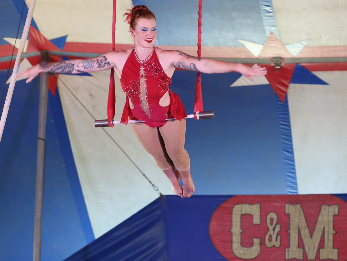 High-Flying Circus Feats Entertain Under the Big Top