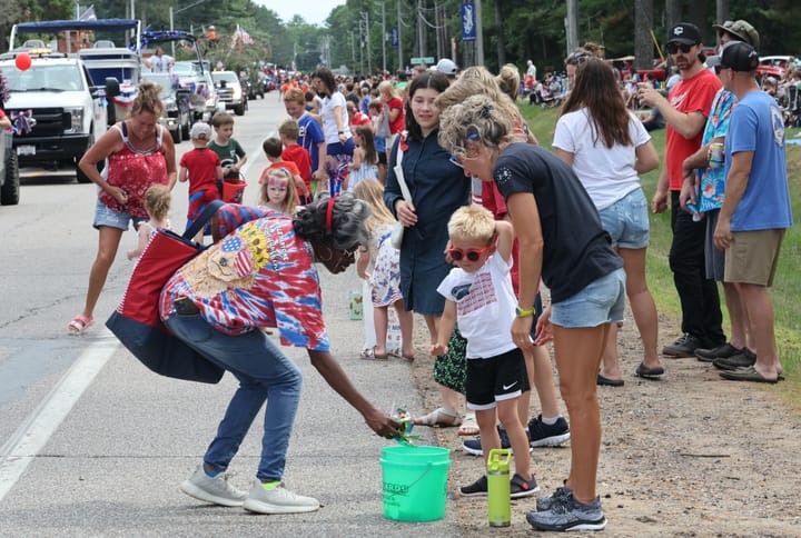 Parade Rolls Through Downtown St. Germain