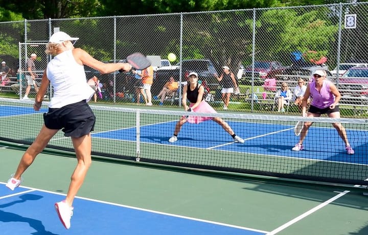 Players Ace Pickleball Tourney in Three Lakes